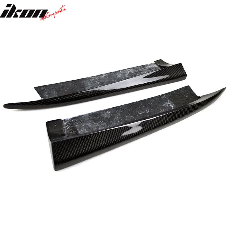 2012-2014 Benz W204 C-Class OE Style Carbon Fiber Rear Bumper Aprons