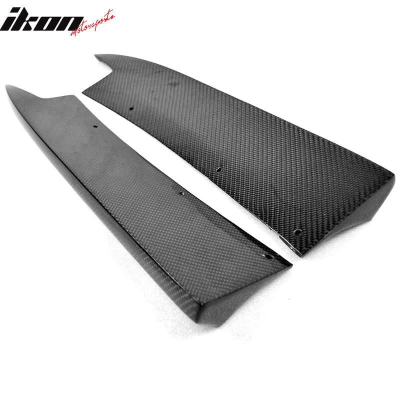 2012-2014 Benz W204 C-Class OE Style Carbon Fiber Rear Bumper Aprons