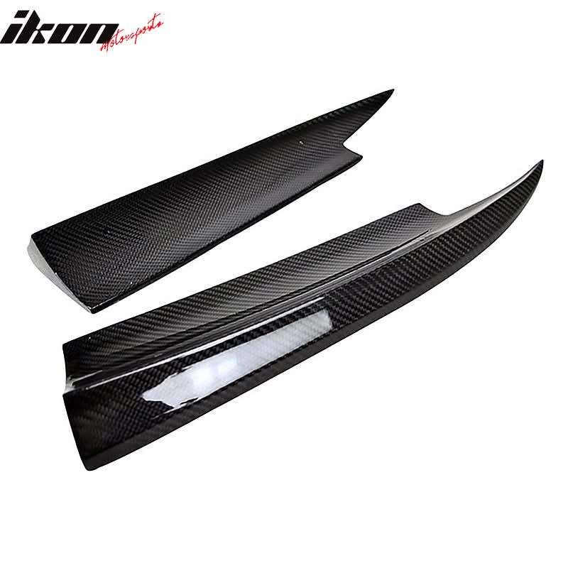 2014-2016 Benz W117 CLA-Class Rear Bumper Side Aprons Carbon Fiber Cap