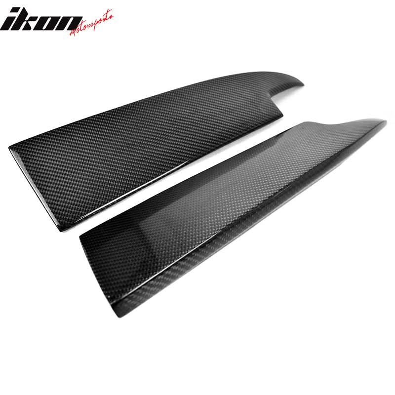 2014-2016 Benz W117 CLA-Class Rear Bumper Side Aprons Carbon Fiber Cap