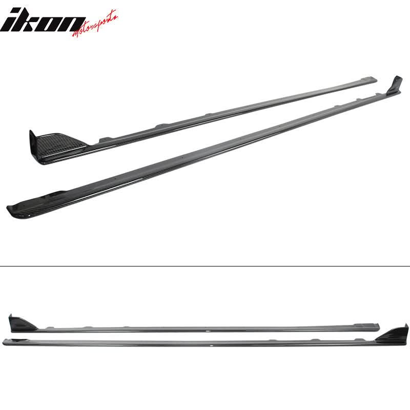 2015-2021 WRX STI Sedan Carbon Fiber CF Side Skirts Extension
