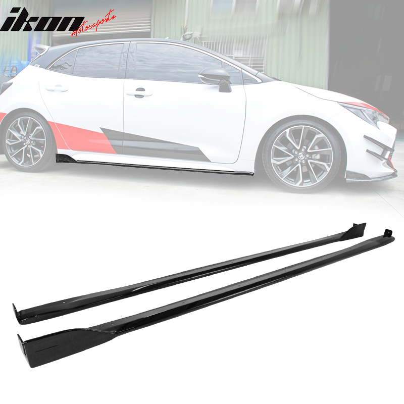 2019-2025 Toyota Corolla E210 T Style Matte Black Side Skirts ABS