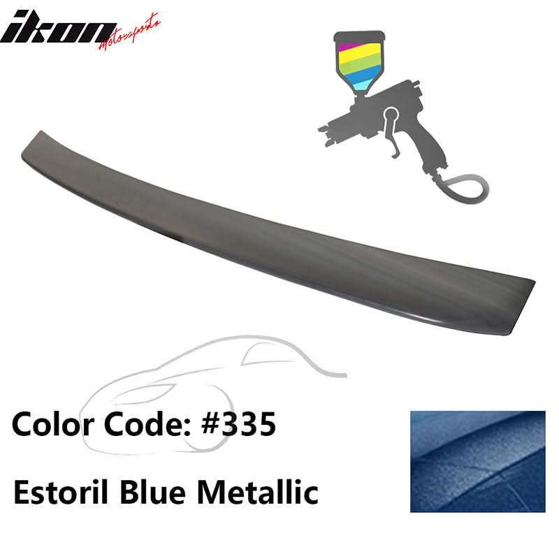 2000-2006 BMW E53 X5 SUV Euro Style Black Rear Roof Window Spoiler ABS