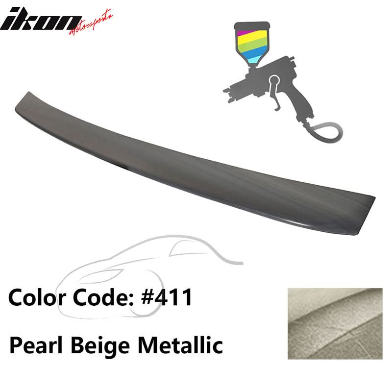 2000-2006 BMW E53 X5 SUV Euro Style Black Rear Roof Window Spoiler ABS
