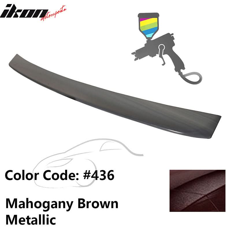 2000-2006 BMW E53 X5 SUV Euro Style Black Rear Roof Window Spoiler ABS