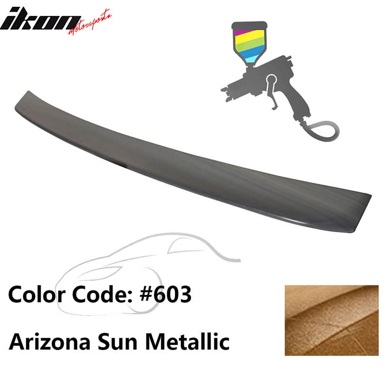 2000-2006 BMW E53 X5 SUV Euro Style Black Rear Roof Window Spoiler ABS
