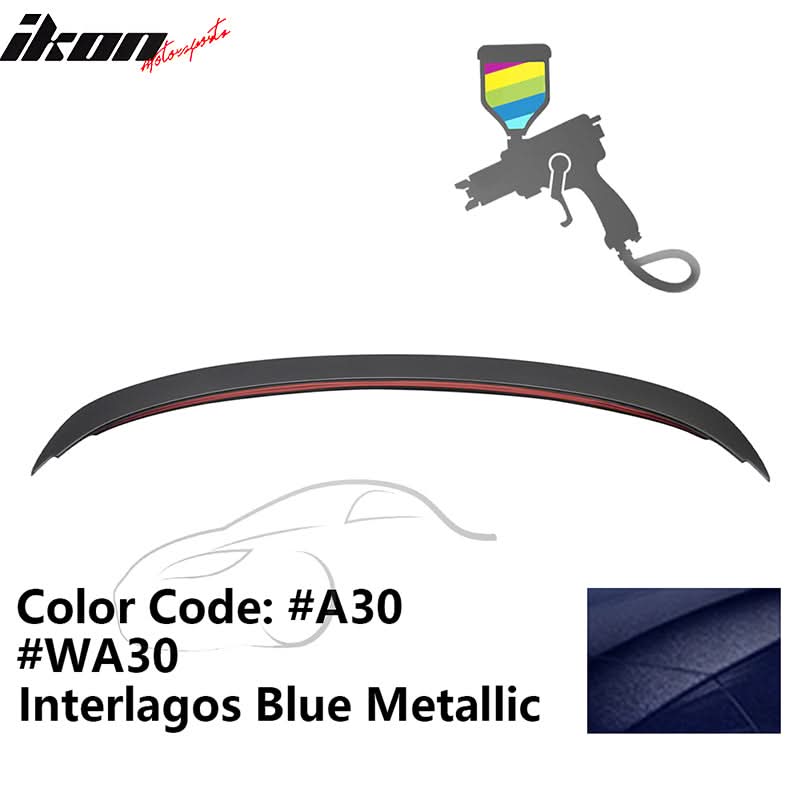 2006-2011 BMW 3-Series E90 4-Door Sedan Trunk Spoiler ABS