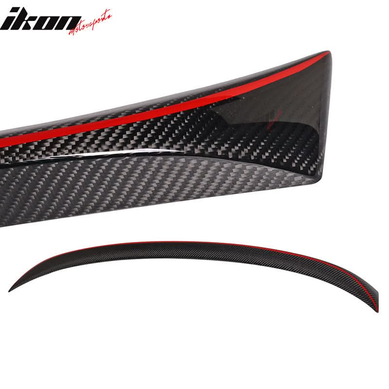 2006-2011 BMW E90 3 Series 4Dr Carbon CF Red Line Style Trunk Spoiler