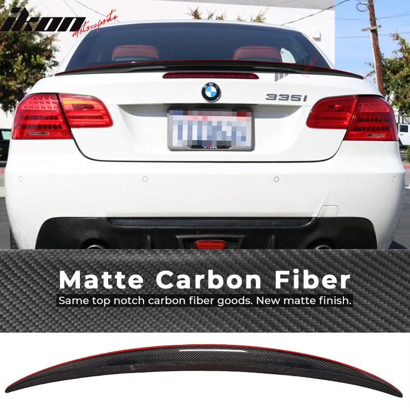 2007-2013 BMW E93 3 Series Convertible 2Dr Red Line CF Trunk Spoiler