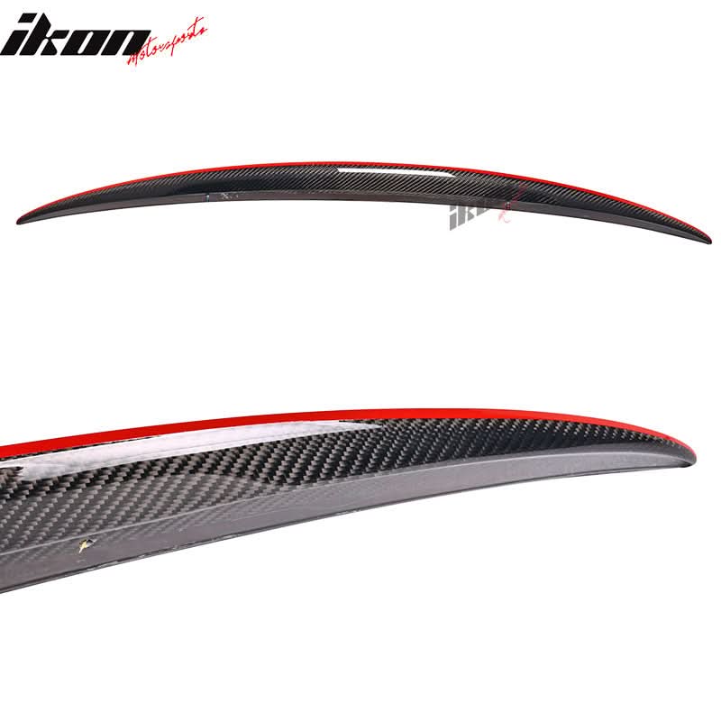 2007-2013 BMW E93 3 Series Convertible 2Dr Red Line CF Trunk Spoiler