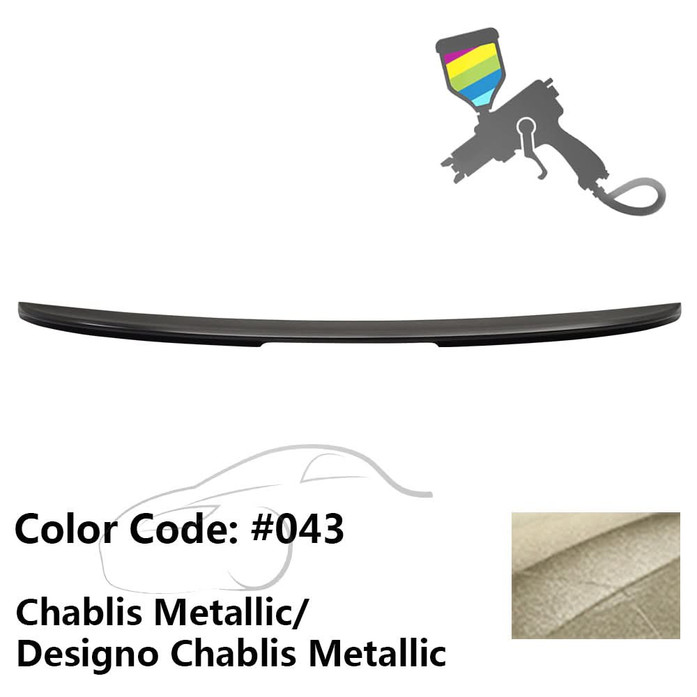 2003-2011 Mercedes Benz SL-Class R230 Rear Trunk Spoiler ABS
