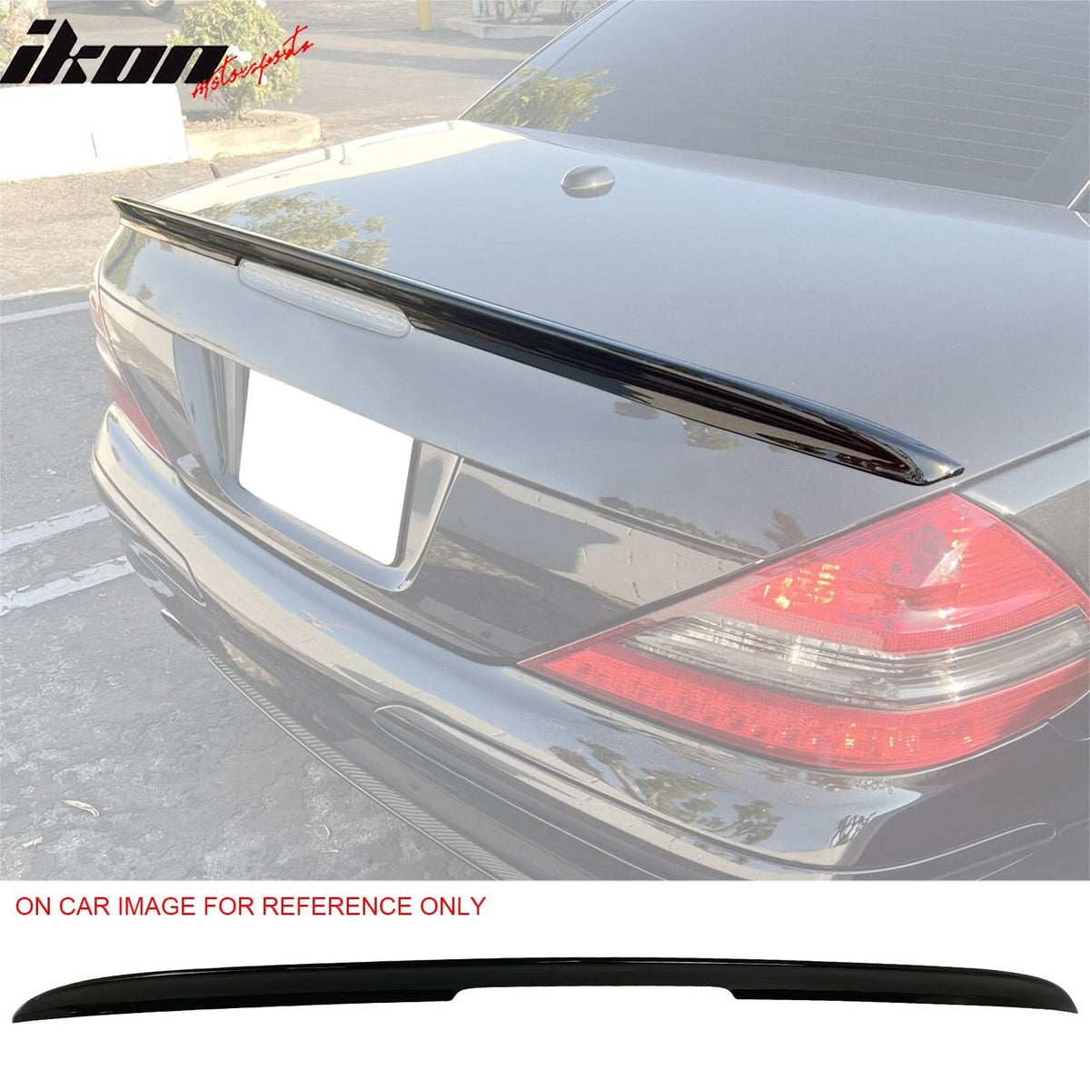 2003-2011 Mercedes Benz SL-Class R230 Rear Trunk Spoiler ABS