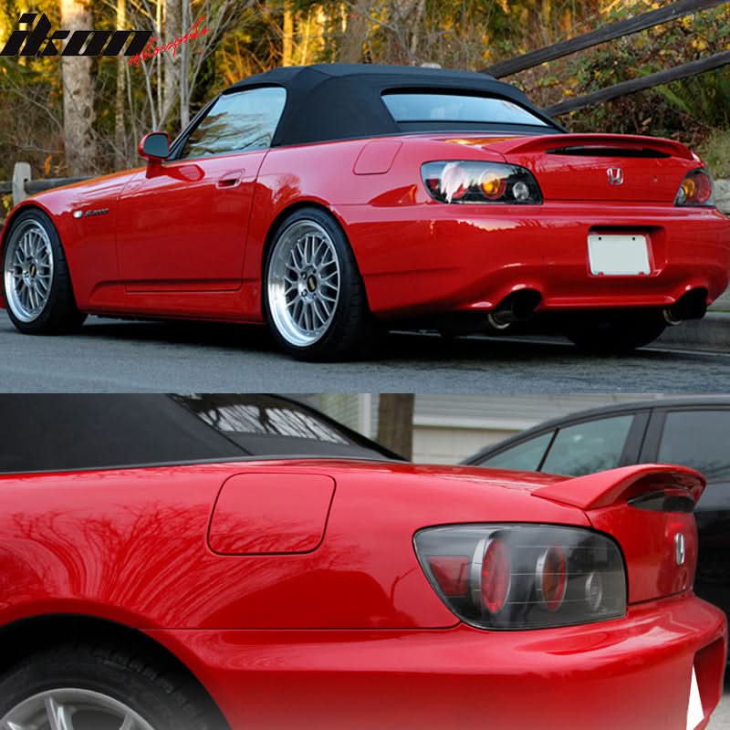 Fits 2006-2009 S2000 AP2 Trunk Spoiler OEM Deep Burgundy Metallic # YR