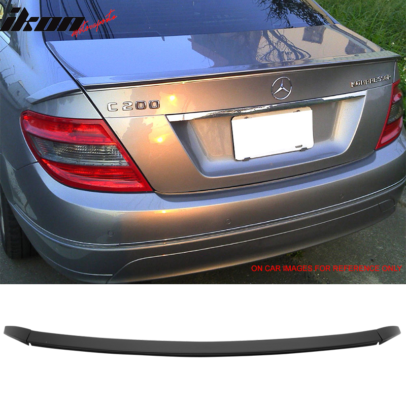 2008-2014 Mercedes Benz C-Class W204 B Style Trunk Spoiler ABS