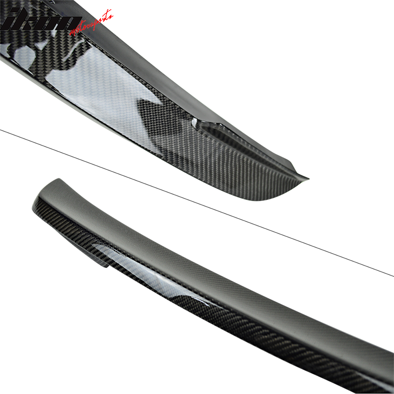 2008-2014 Benz C Class W204 Sedan Ikon 2 Style Carbon CF Trunk Spoiler