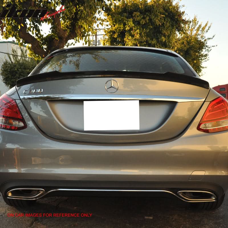 Fits 07-13 S Class W221 Trunk Spoiler & Roof Wing #650 Cirrus White
