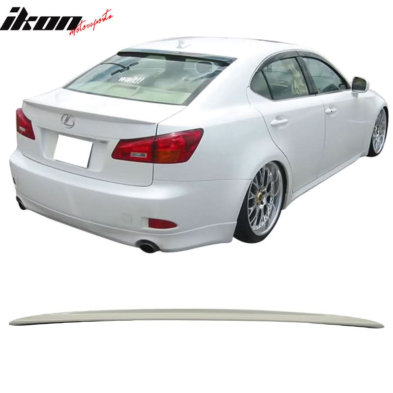 2006-2013 Lexus IS250 IS350 ISF Sedan Saloon Rear Trunk Spoiler ABS