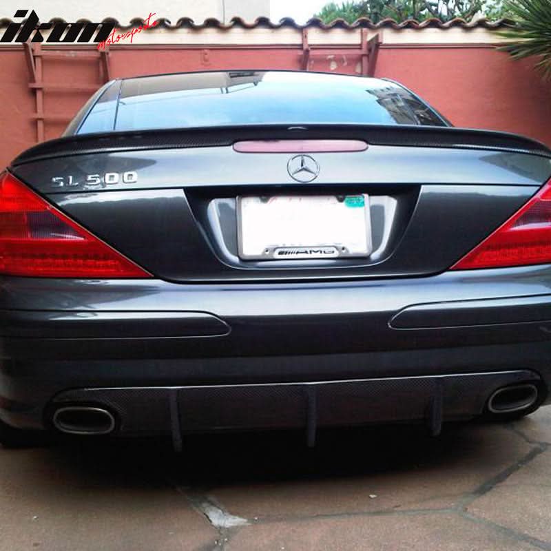 2003-2011 Mercedes Benz SL-Class R230 Rear Trunk Spoiler ABS