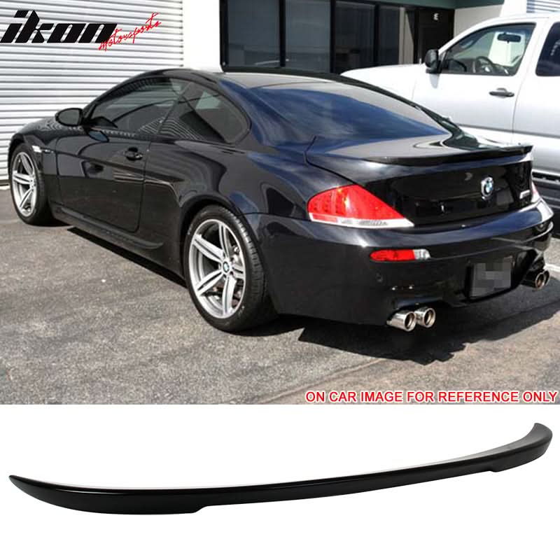 2004-2008 BMW E63 6 Series Coupe V Style Trunk Spoiler ABS