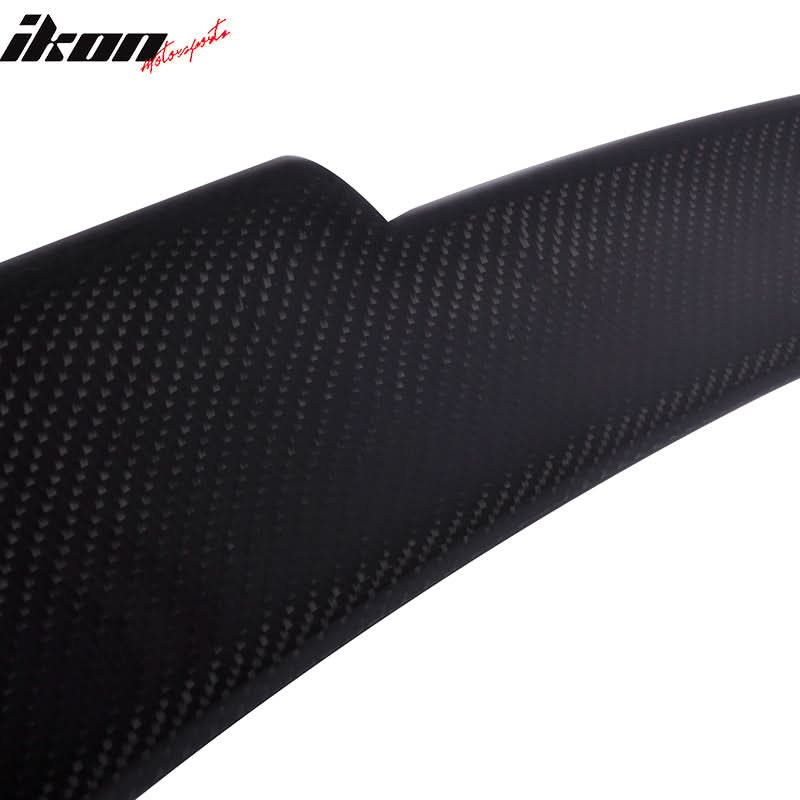 2008-2014 Benz C Class W204 Sedan Ikon Carbon Fiber Rear Trunk Spoiler