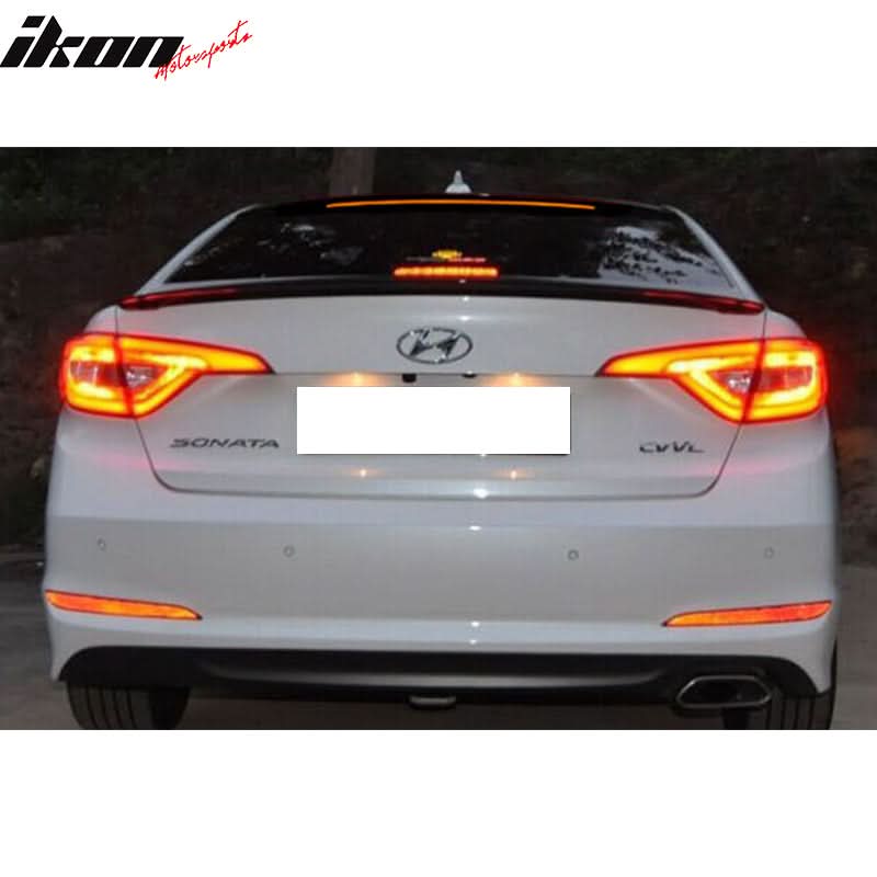 Fits 15 Up Hyundai Sonata OE ABS Trunk Spoiler & Roof Wing