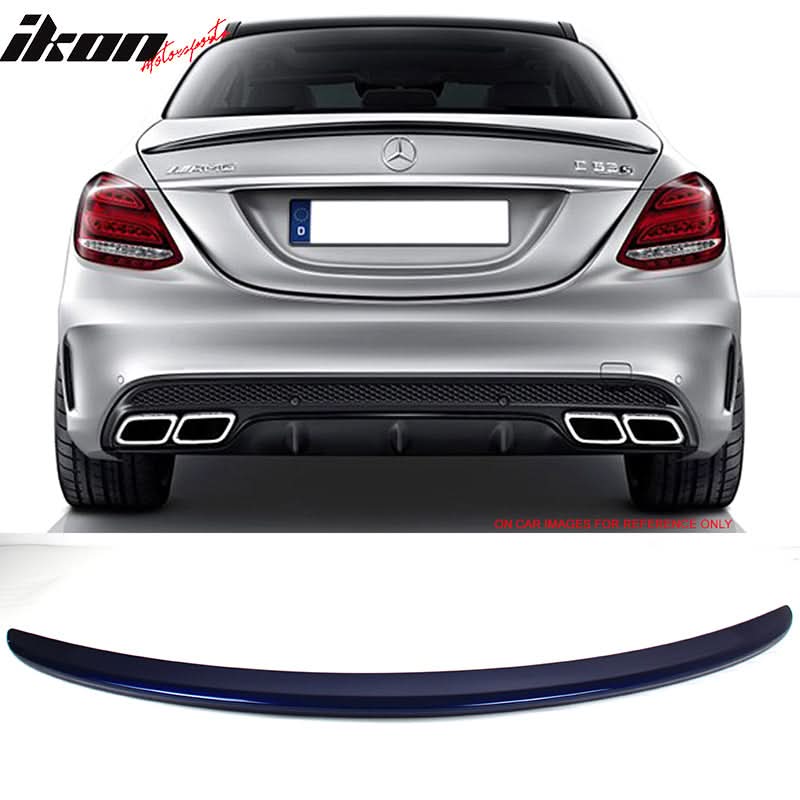 2015-2021 Mercedes Benz W205 4Door AMG Style Trunk Spoiler ABS