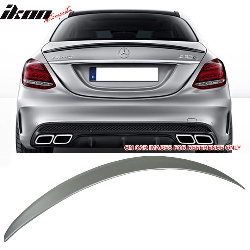 2015-2021 Mercedes Benz W205 4Door AMG Style Trunk Spoiler ABS