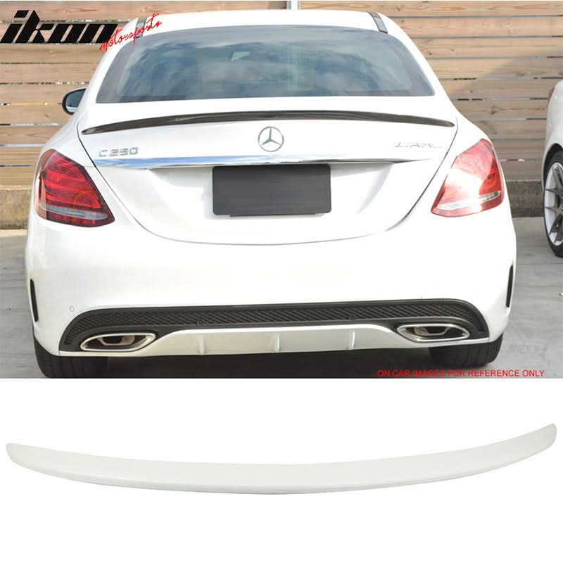 2015-2021 Mercedes Benz W205 4Door AMG Style Trunk Spoiler ABS