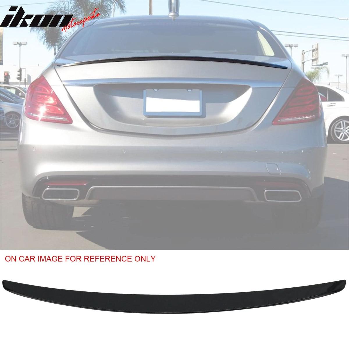 2014-2020 Benz W222 S-Class 4Dr OE Style Painted #Black Trunk Spoiler