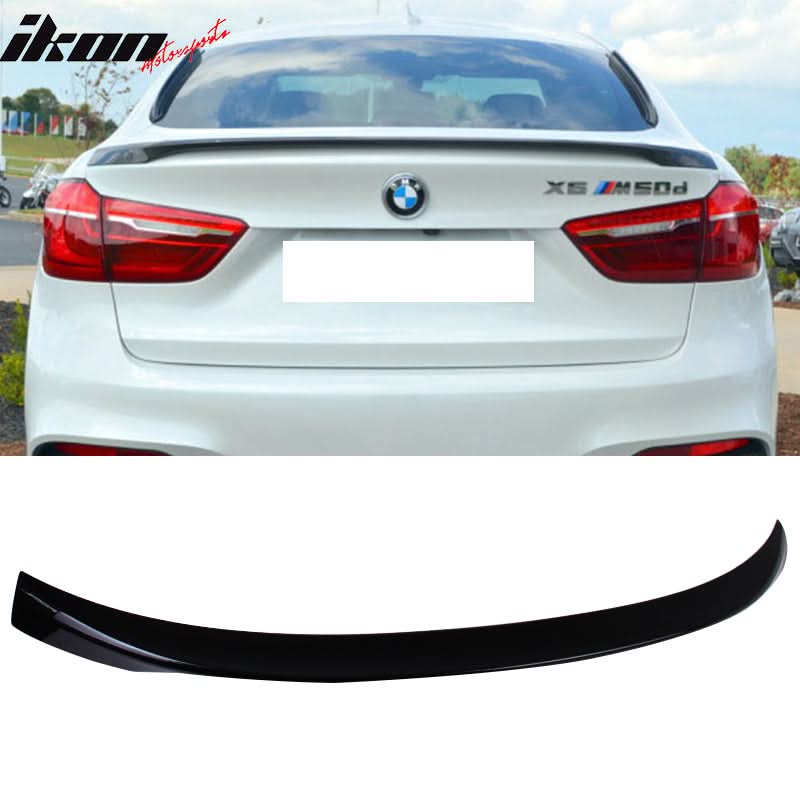 2015-2018 BMW F16 X6 F86 Performance Style Rear Trunk Spoiler Wing ABS