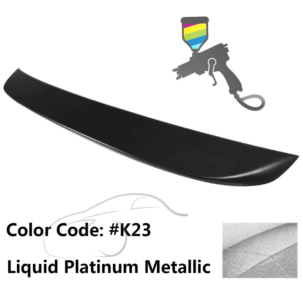 Fits 03-08 Nissan 350Z #K23 Liquid Platinum Metallic Trunk Spoiler