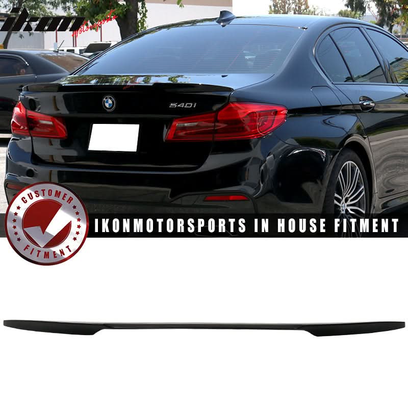 2017-2023 BMW 5 Series 7th G30 4Dr M4 V Style Trunk Spoiler Wing ABS