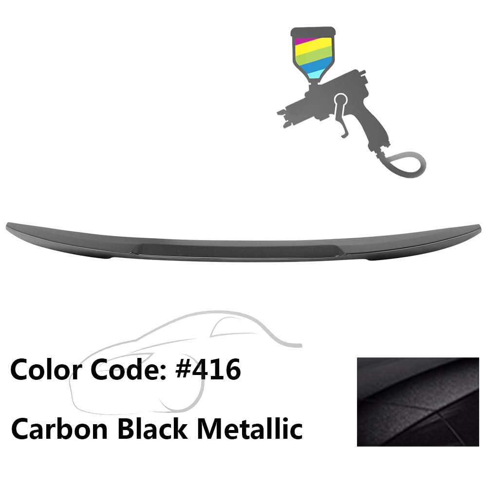 Fits 07-13 E82 Coupe M4 #416 Carbon Black Metallic Trunk Spoiler