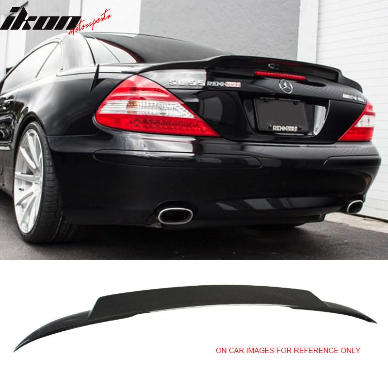 2003-2011 Benz SL-Class Convertible 2Dr R230 V Style CF Trunk Spoiler
