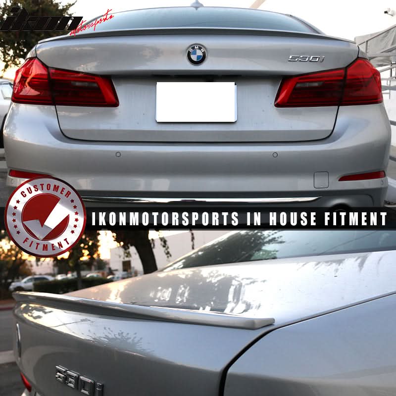 2017-2023 BMW 5 Series G30 Sedan M5 P Style Trunk Spoiler Wing ABS