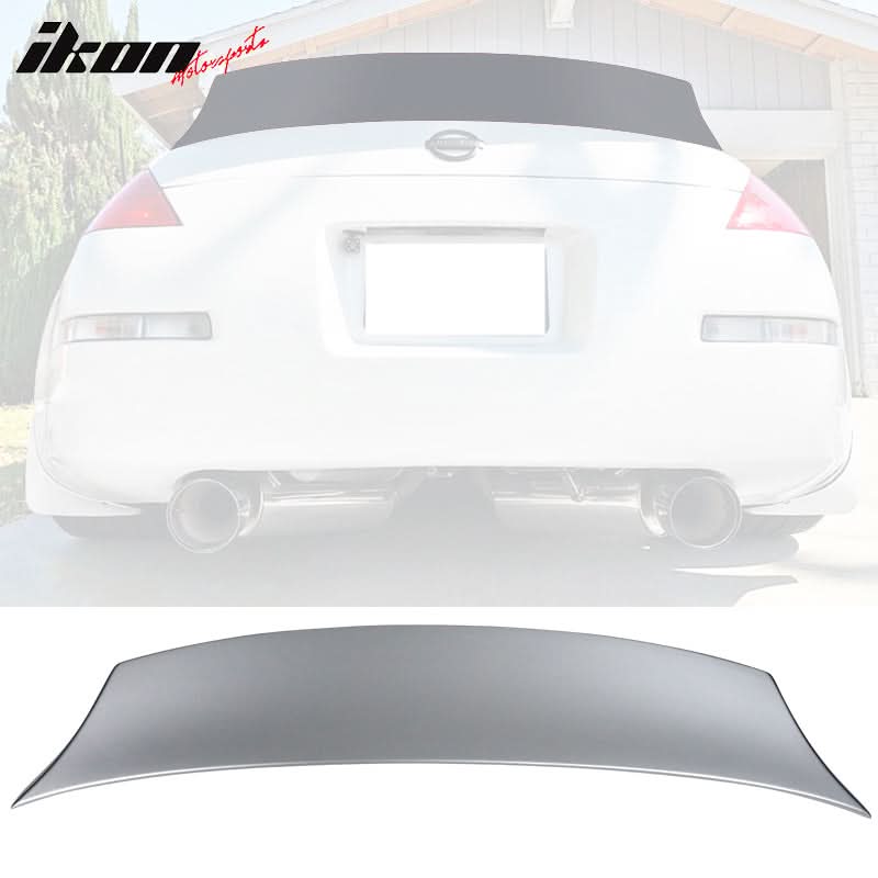 2003-2009 Nissan 350Z Z33 V Style Rear Trunk Spoiler Wing Tail Lip ABS
