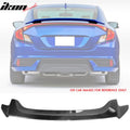 2016-2020 Honda Civic X OE Style Trunk Spoiler Carbon Fiber Rear Wing