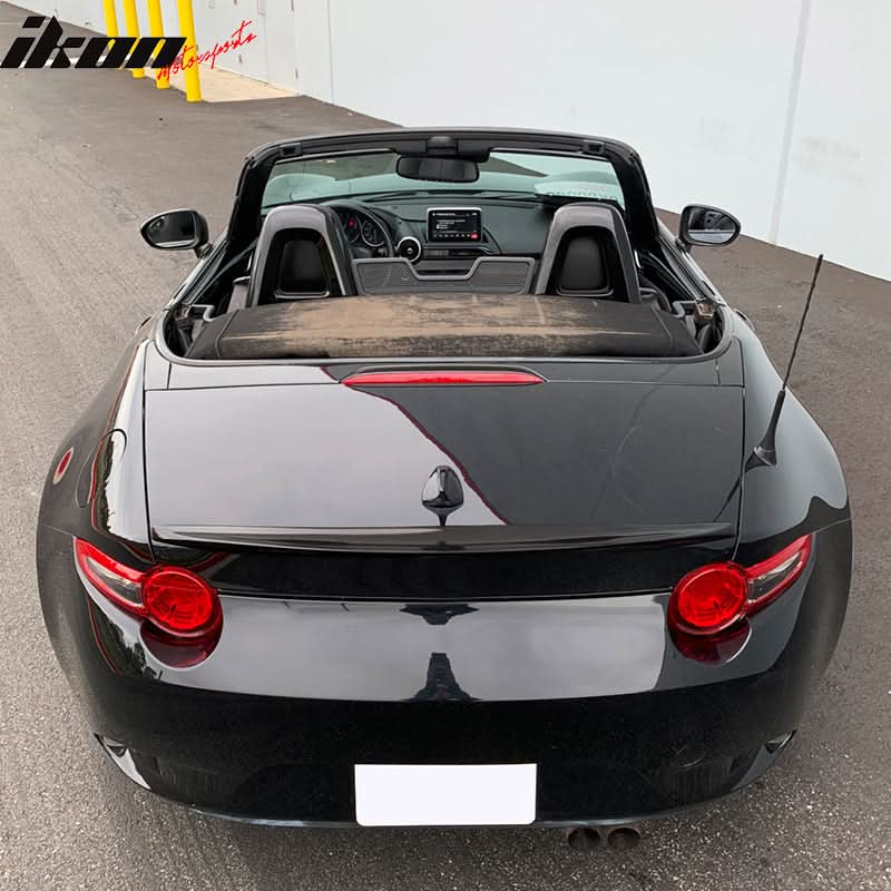 2016-2025 Mazda MX-5 Miata Performance Style Trunk Spoiler #A3F Black
