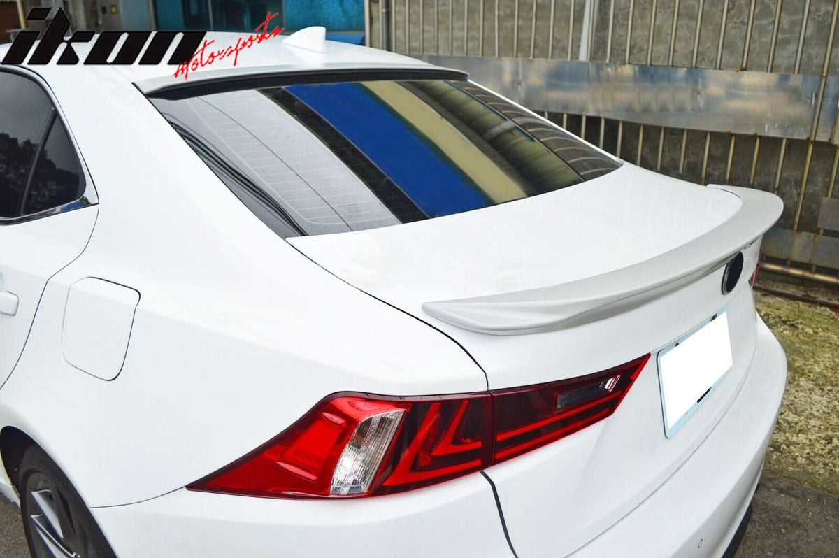 2014-2020 Lexus IS250 IS300 F Style Rear Trunk Spoiler Carbon Fiber CF