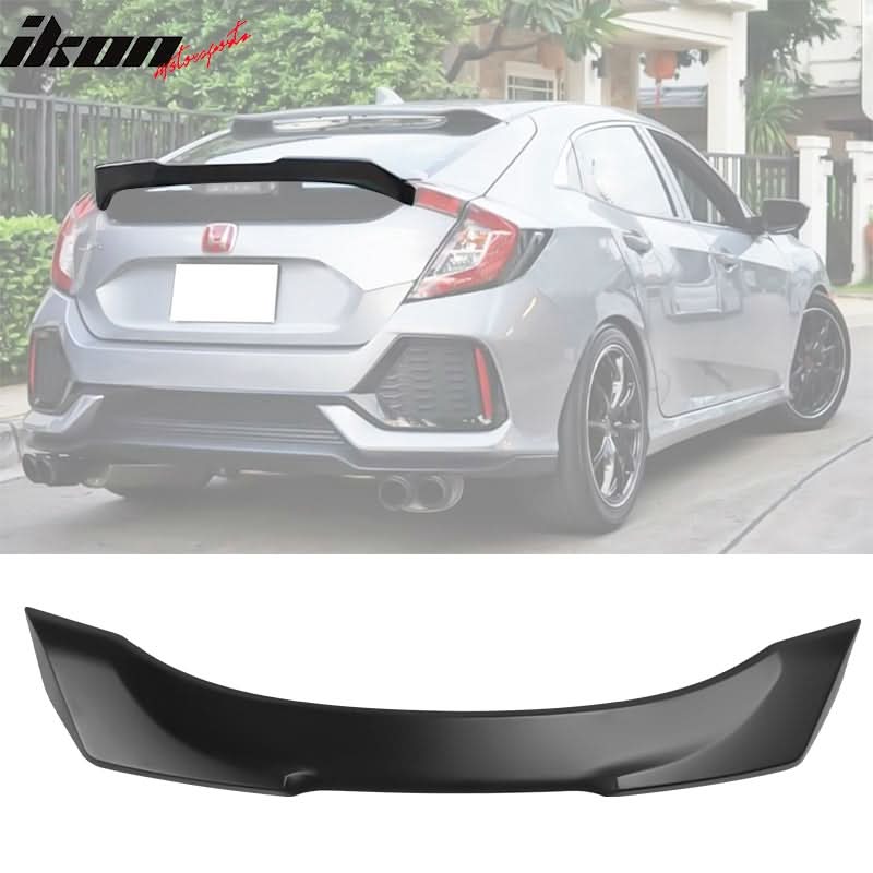 Rear Spoiler for 2017-2021 Honda Civic 10th 5DR Hatchback ABS Spoiler
