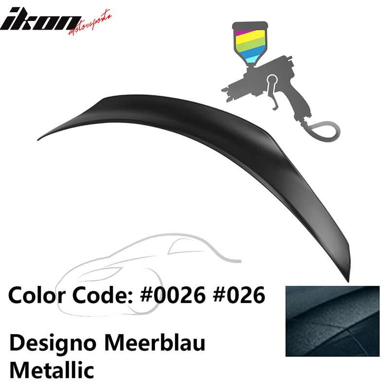 2015-2021 Benz W205 C-Class PSM Style Trunk Spoiler ABS