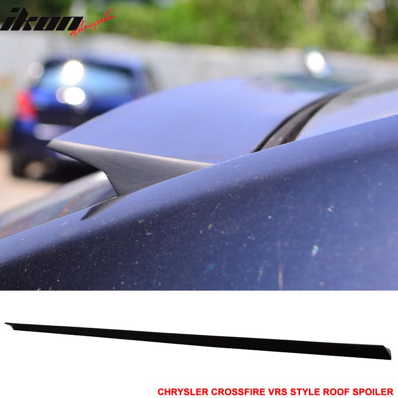 2004-2008 Chrysler Crossfire 2Dr VRS Unpainted Black Roof Spoiler PUF