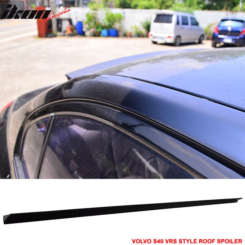 2008-2012 Volvo S40 2nd facelift VRS Style Rear Roof Spoiler Wing PUF