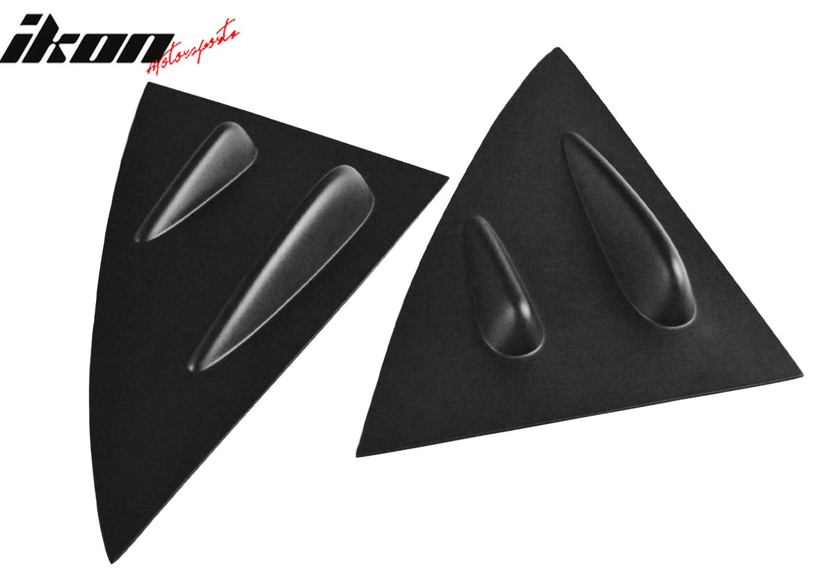 2014-2019 Benz W117 C117 CLS-Class 4Dr Matte Black Side Window Louvers
