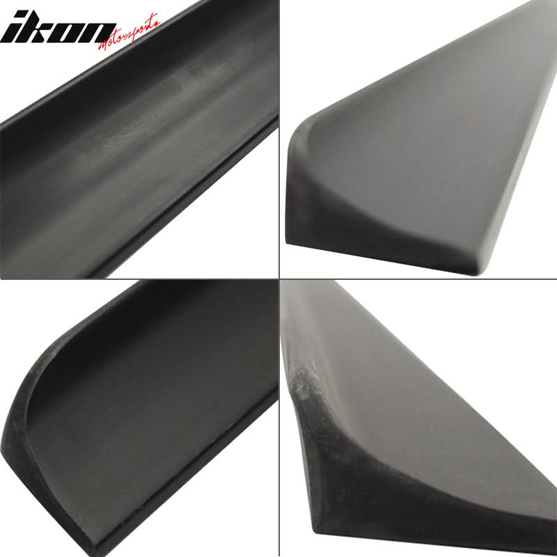 2003-2008 Audi A8 4E PV Style Black Trunk Spoiler PU Flexible