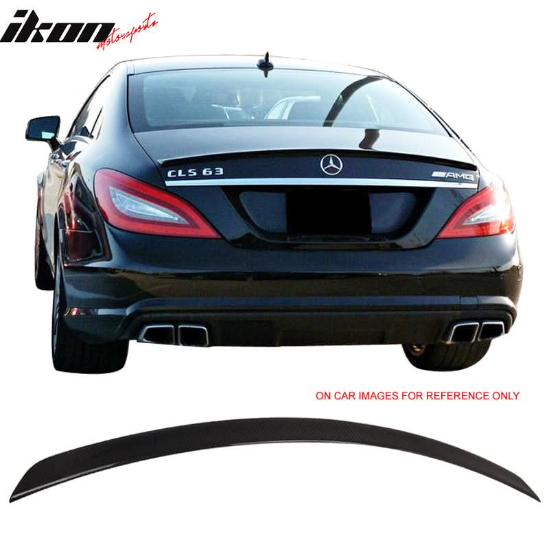 2011-2017 Benz CLS Class W218 Sedan Carbon Fiber CF Rear Trunk Spoiler