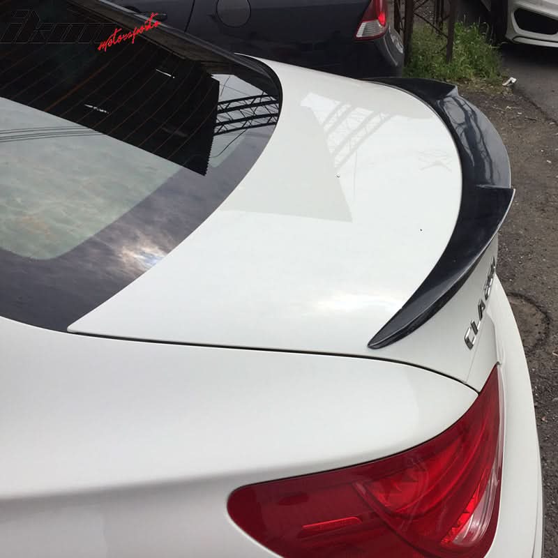 2013-2018 Mercedes Benz W117 CLA Class Sedan V Style Trunk Spoiler ABS
