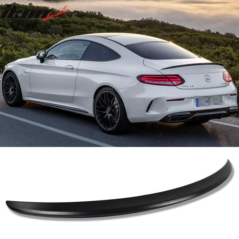 2015-2021 Benz C-Class C205 Coupe AMG Style Trunk Spoiler ABS