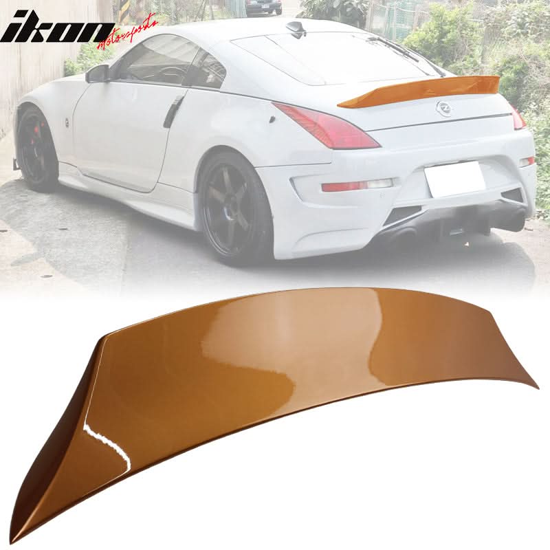 2003-2009 Nissan 350Z Z33 V Style Rear Trunk Spoiler Wing Tail Lip ABS