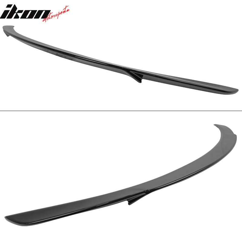 2015-2021 Benz W205 C Class B Style ABS Trunk Spoiler Painted Black